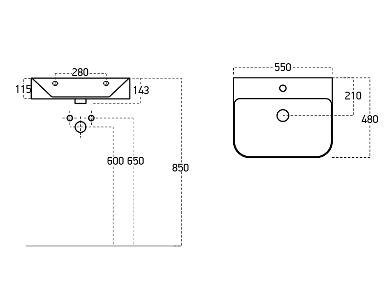 Sanovit Lavabo 55 cm - Bild 2
