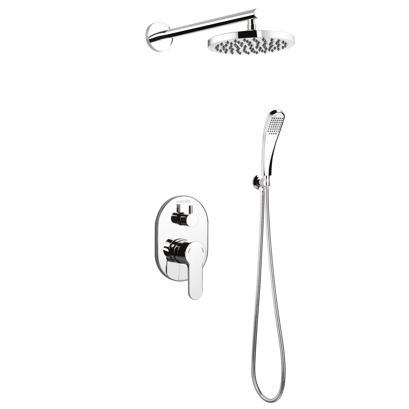 Mistillo Concealed-duschsystem Mit Quadratischer Shower Head - Bild 2